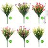 12 svazků umělých falešných květin sedmikrásek kytice pro venkovní použití hedvábné umělé divoké květiny sedmikrásky se stonky pro venkovní použití stolní dekorace