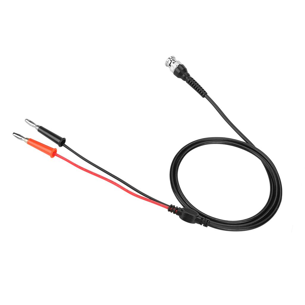 2Pcs Black Red BNC to Dual Banana Plug Connector Test  s 50 Ohm