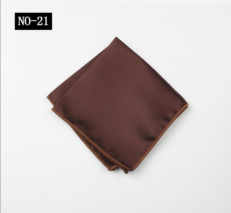 Pattern Chest Towel Men'S Suit Gentleman Wedding Red High-End High-Density Small Square Towel Handkerchief Banquet Host Pocket Towel