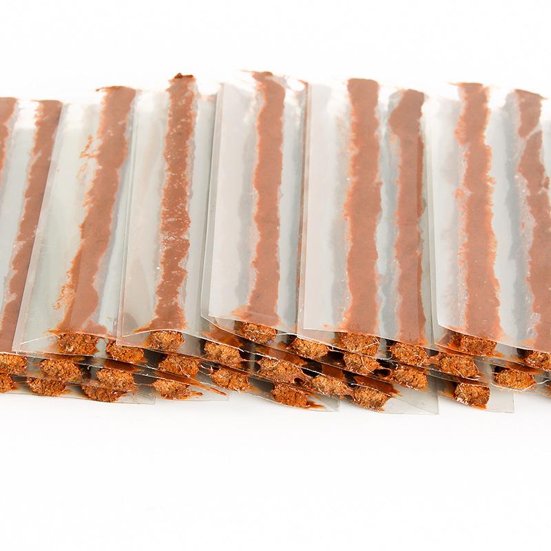 10Pcs Tire Repair Strip Emergency Stiring Glue For Car, Motorcycle, Bicycle Tire Repair Rubber Strip