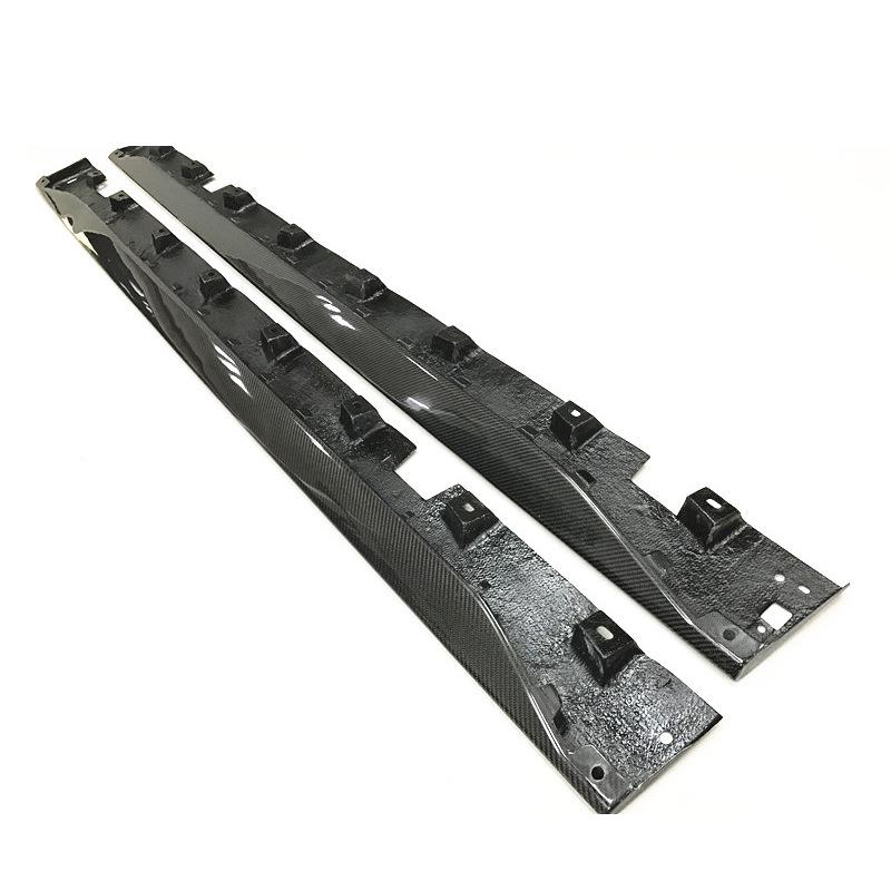 Carbon Fiber Side Skirts for 2015-2022 Ford Mustang Original Style