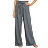 2024 Women’s European & American Plus Size Loose Cotton Linen Casual Long Pants