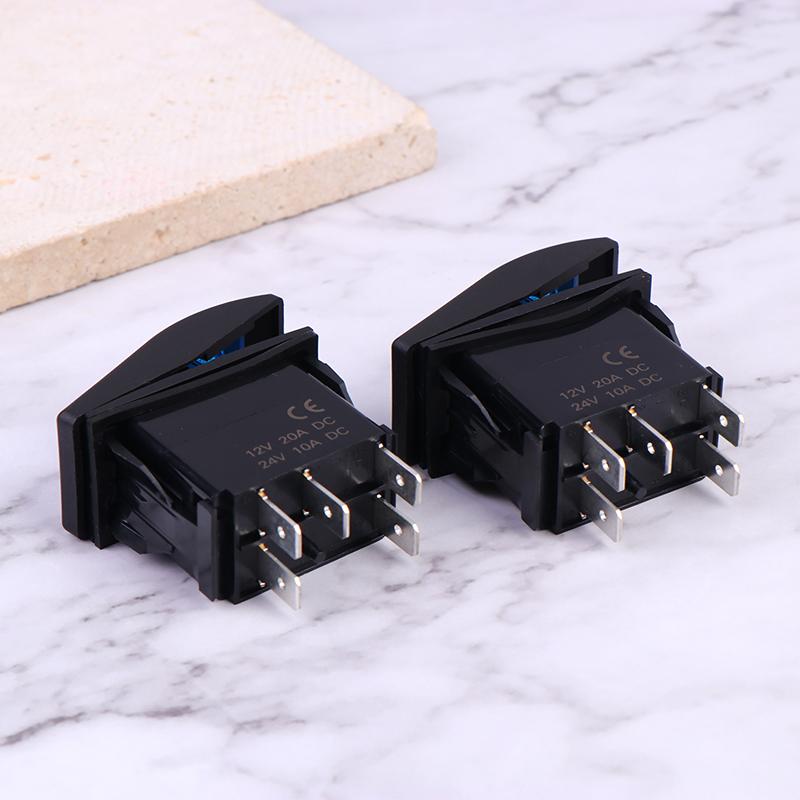 5Pin Car Switch Boat Truck Light Toggle Switch Waterproof 12V/24V Bar Style Toggle Rocker Reverse Rear Light Switch