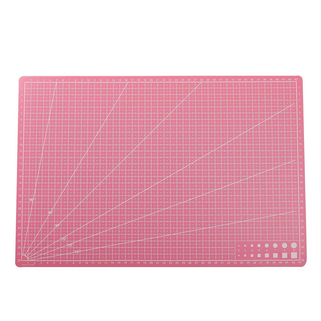 A3 Cutting Mat & Craft Knife Set for Woodblock Printing and Crafts, Single-layer PP Board for Education and Exams
