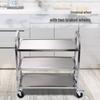 Commercial Stainless Steel 3-Tier Utility Cart