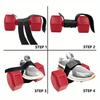 Shin Splint Relief Strap Adjustable Weight for Calf Strength Flexibility Mobility Customizable Resistance Training