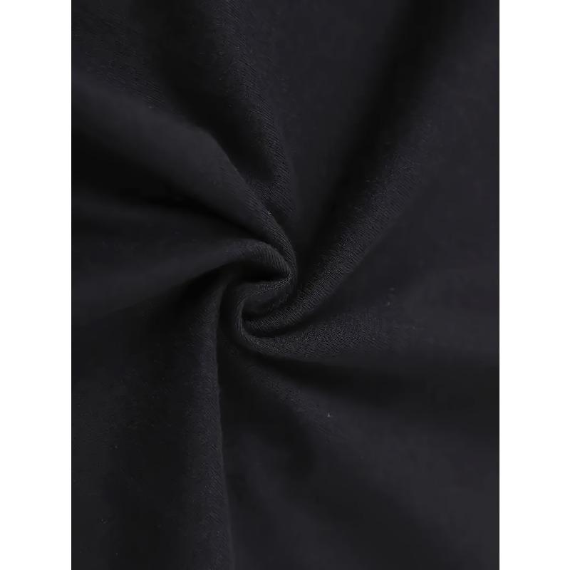 European Size Plus Size, 1pc Women's Plus-Size Funny & Casual Short Sleeve T-Shirt - Lightweight Round Neck Blouse, Spring Summer Casual Attire