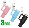 3/8PCS Mini Cup Tumbler Keychain Cute Keychain for Stanley Cup Women Girls School Bag Backpacks Lip Balm Holder Good Party Gift