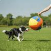Inflatable Dog Ball Thickened Retrieve with Loops EasyGrip Toy Handles for Dogs, Park,