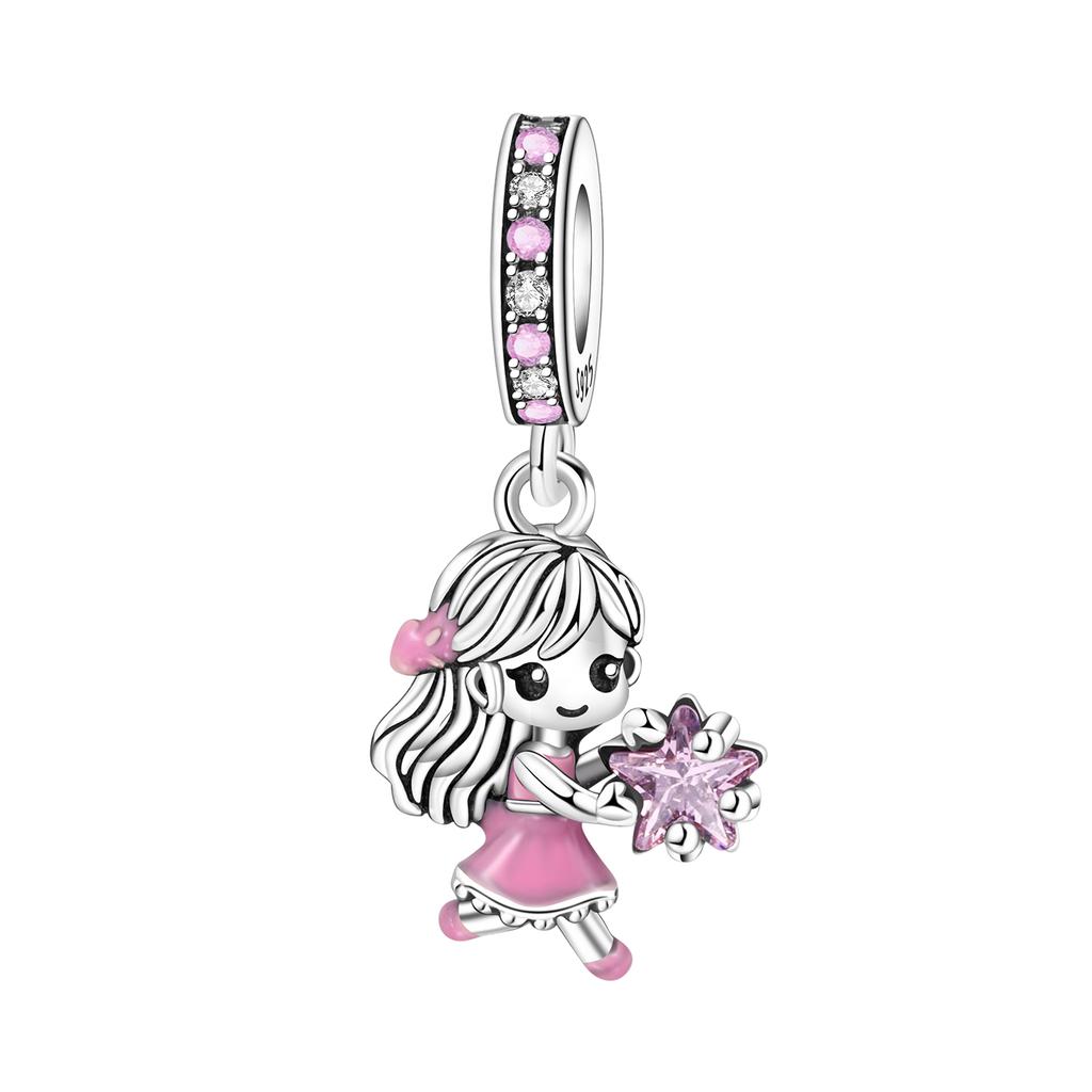 Copper Boy And Cute Bear Pendant Charms Beads Fit Bracelets Diy Party Trendy Gifts Jewelry Accessory
