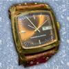 Used !!Final price reduction!!First come, first served!!CABANE de ZUCCa leather bracelet watch wristwatch