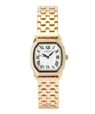 Wildflower Rose Gold Tone Stainless Steel Silver Dial Quartz 49039 Women's Watch