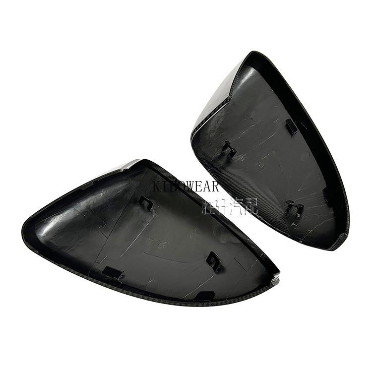 2pc Carbon Side Wing Mirror Cover Cap for Volkswagen Jetta MK7 -2025 W/O Turn Signal VII Auto Replace Part
