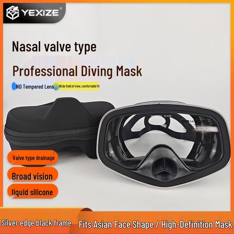 YEXIZE Nose Valve Diving Mask