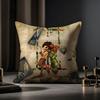 Game Little Nightmares Cushion Cover Anti-dustmite Pillowcase Invisible Zipper Silky Short Plush Sofa Cushion Cover