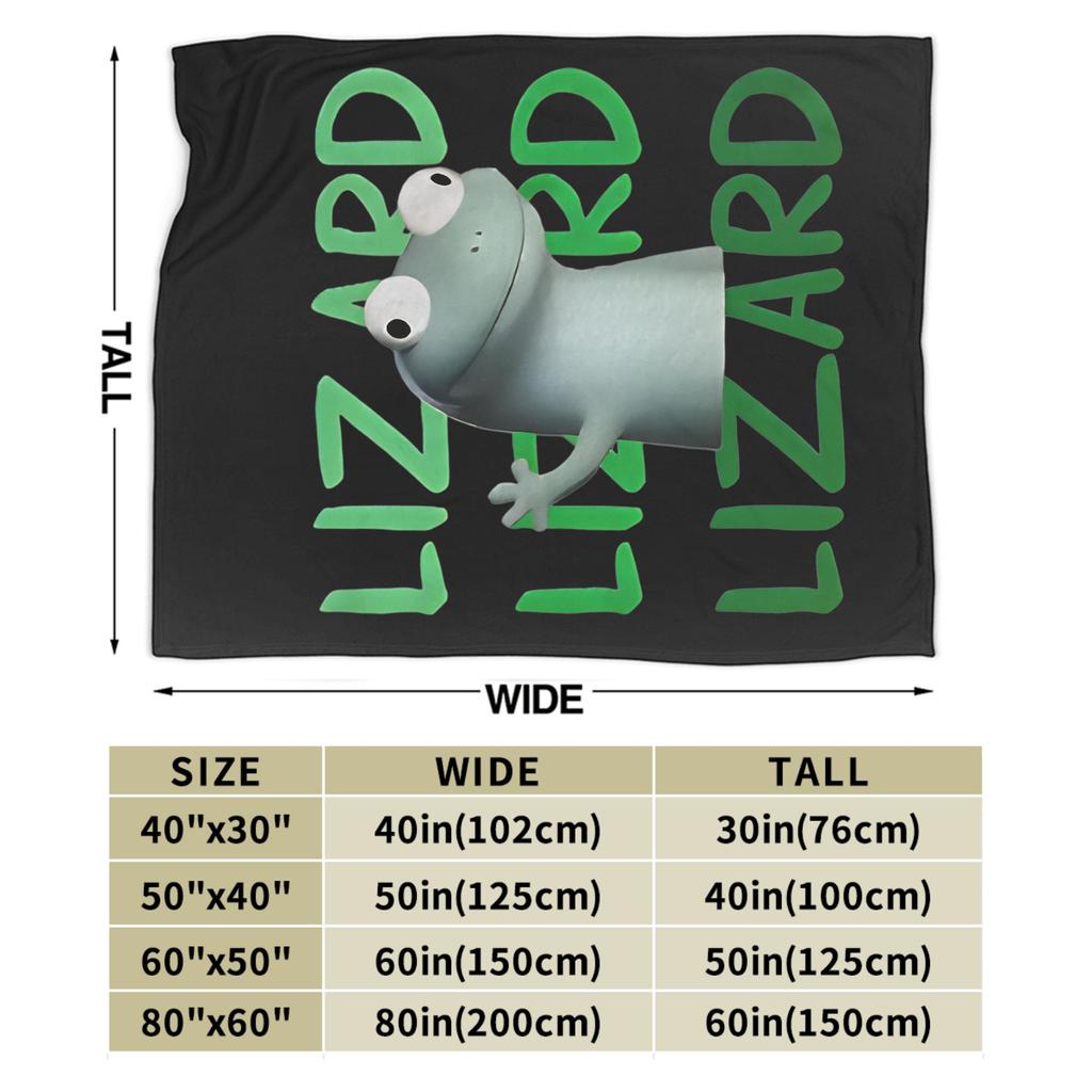 Tom Lizard Blanket Fleece Summer Air Conditioning Hoppers Breathable Super Warm Throw Blankets for Bedding Bedding Throws