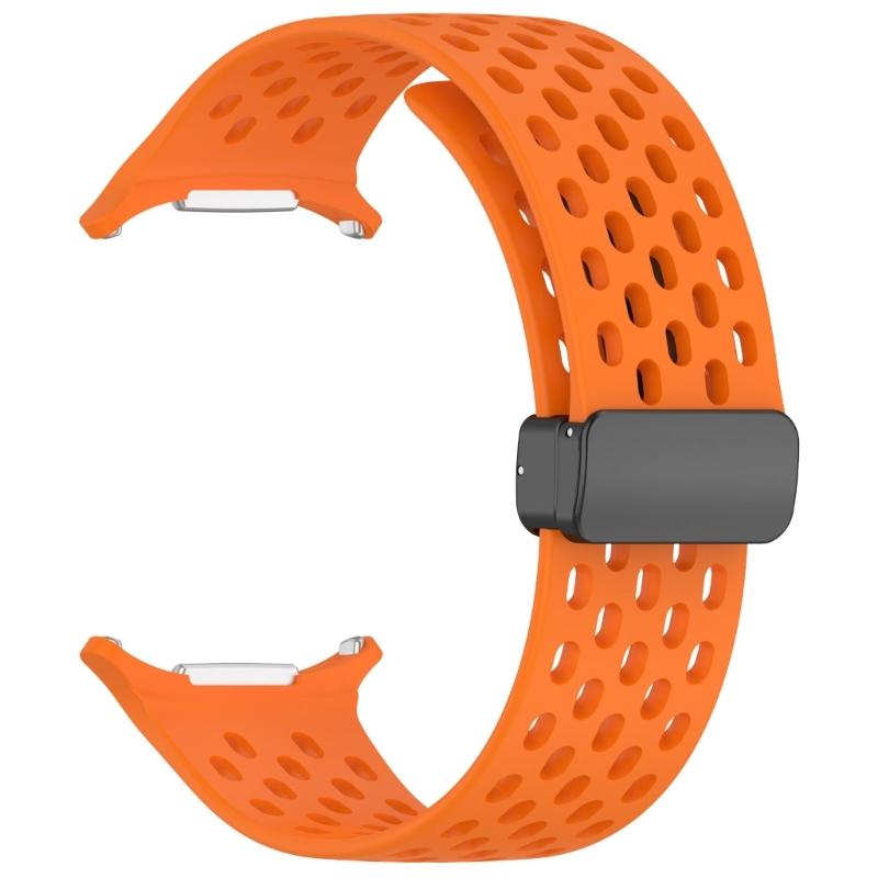 Silicone Wriststrap Replacement Magnetic Buckle Bracelet Smartwatch Band Breathable Strap for watch Ultra 47mm