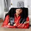 Elvis Presley: Rock 'n' Roll König Decke Bequem Geeignet für Bettwäsche Stuhl Bett Vier Jahreszeiten Universell Digitaldruck