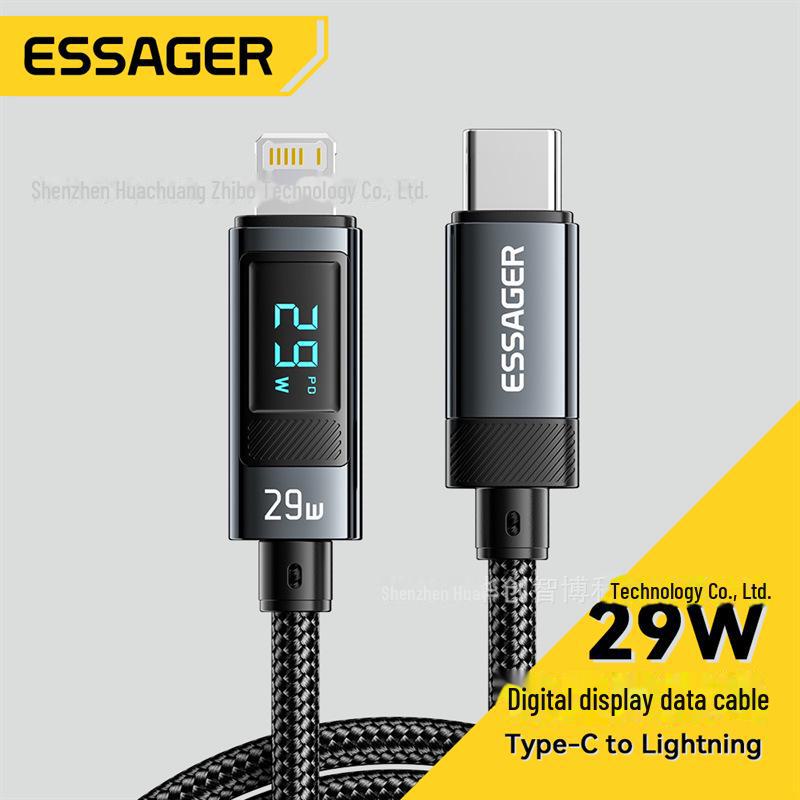 

ESSAGER Haochen Series PD Display Fast Charging Cable for Apple 14 and iPad 1m
