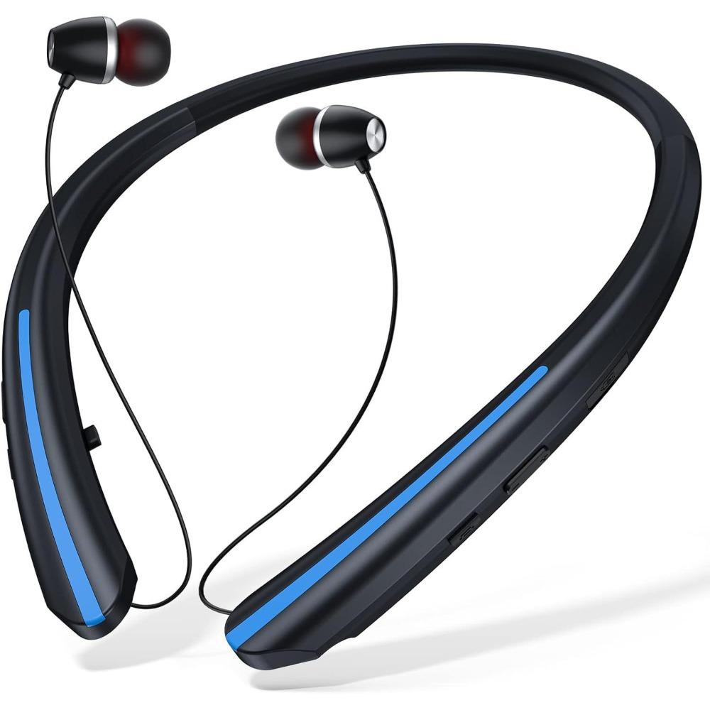 Waterproof Bluetooth Earbuds Noise Cancelling In Ear Headphones Neckband Wireless Earphone Commute