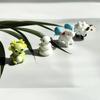 1Pcs Cute Glass Miniatures Zodiac Figurines Cartoon Animal Micro Landscape Ornaments Handmade Desktop Decoration Accessories