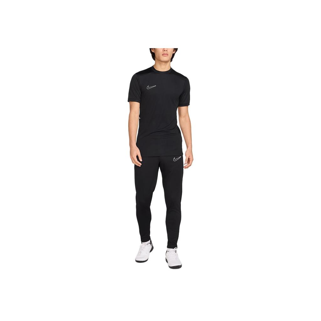 Nike College Soccer Training Slim Fit Crew Neck Short Sleeve Breathable T-Shirt Men Tops Black HJ3792-010
