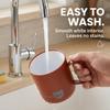 Unbreakable PP Plastic Coffee Mug with Handle Matte Tea Milk Water Cup Tumbler Bathroom Gargle Cups for Kids Office Home