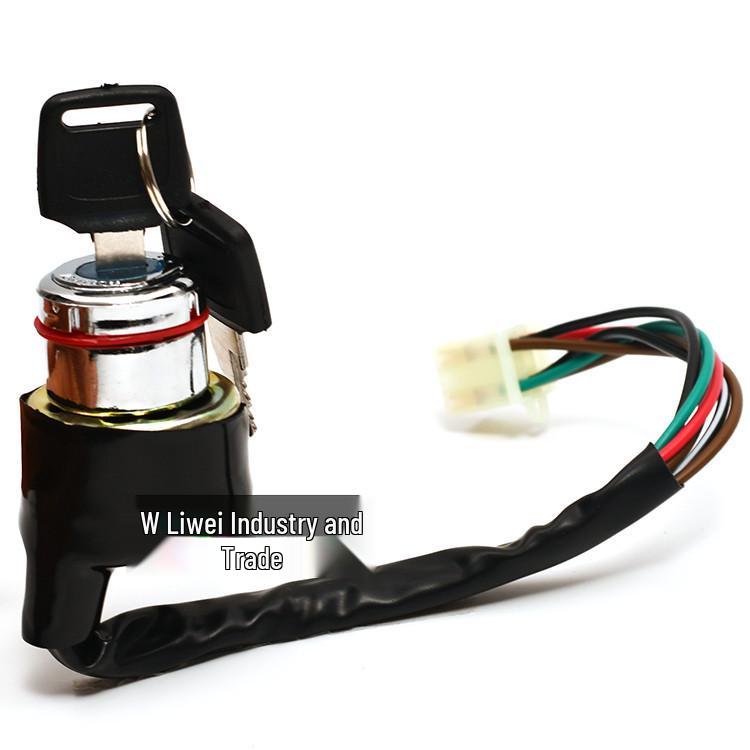 

Universal 6-Wire Ignition Key Switch for ATV, Off-Road Motorcycle, Go-Kart & Sightseeing Car Motorcycle Ignition