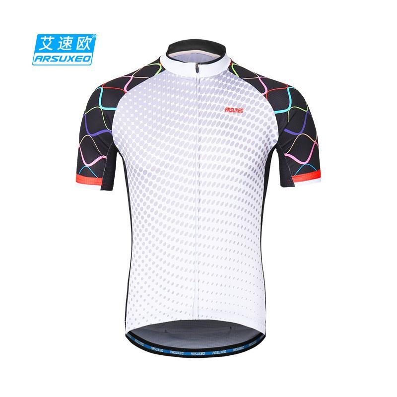 Mens Womens Cycling Jersey Set Breathable Quick-Dry Mountain Road Bike Short Sleeve Top Shorts