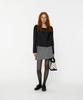 LOULOUSEOUL Butterfly Taylor Wool Skirt (Gray)
