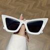 Luxury Designer Women'S Oversized Cat-Eye Fashion Glasses - Retro Gradient Brown to Clear Protection for & Casual Outings