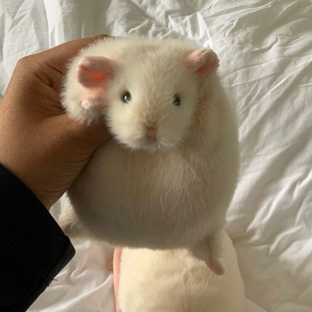 Kawaii Mouse Plush Toy Cute Stuffed Rat Doll Soft Animal Pillow Birthday Gift Home Decor Simulation Hamster