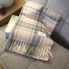 Korean version of the new plaid scarf imitation cashmere fringed shawl autumn and winter couple atmosphere warm and thickened scarf