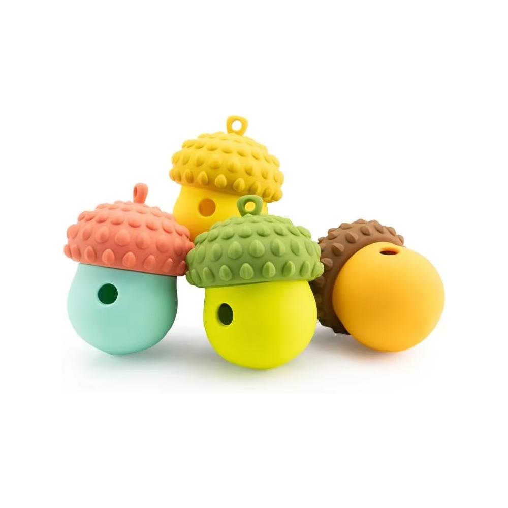 Xiaomi Multi Function Pinecone Dog Toy Food Leaking Ball Slow Feeder Puzzle Chew Teeth Cleaning Interactive Pet Enrichment Supplies