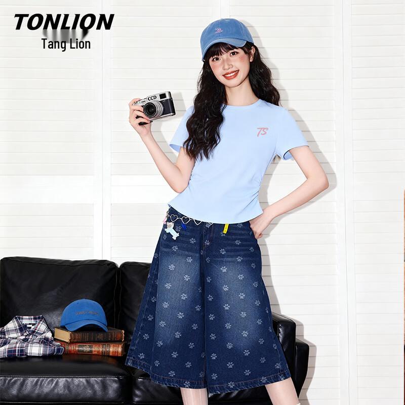 

TonLion Women s Slim-Fit Short Sleeve T-Shirt S