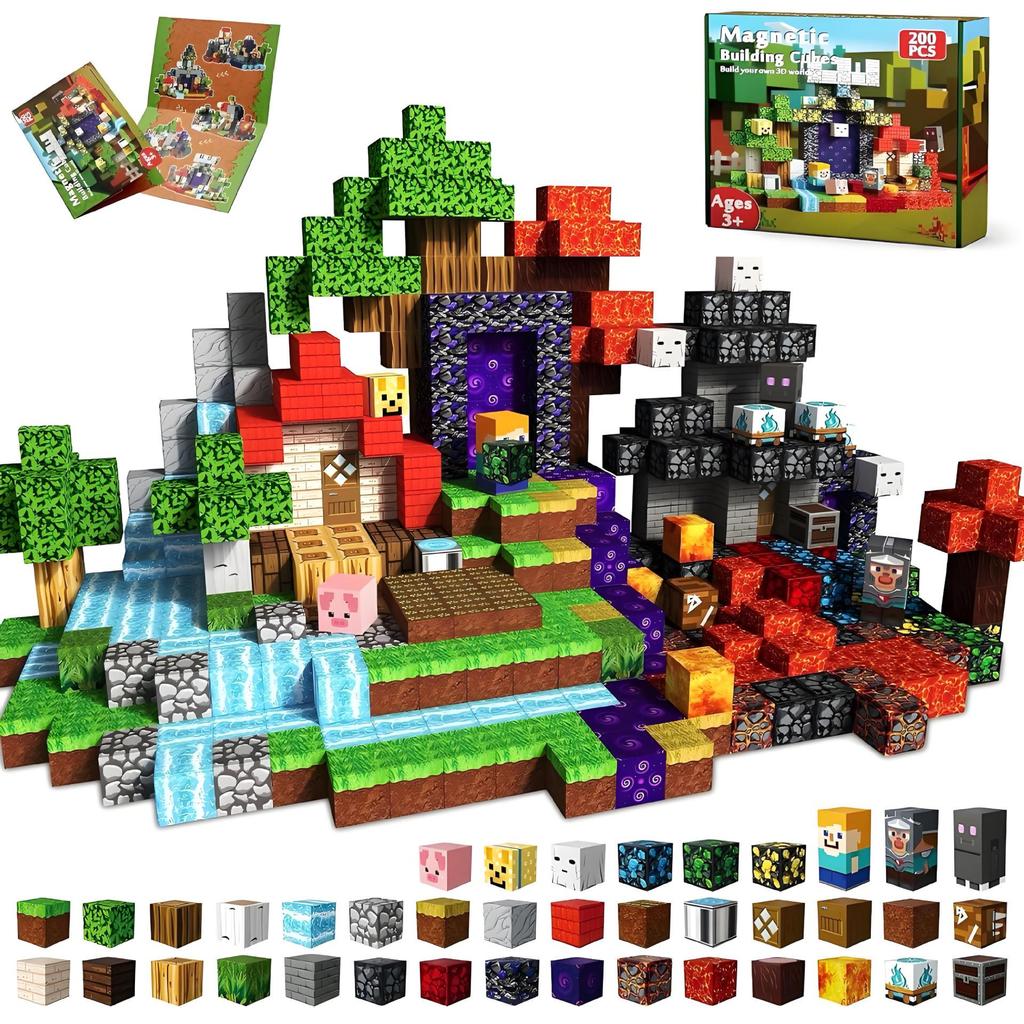 Magnetic Unicorn Building Blocks Assembly Toy Set