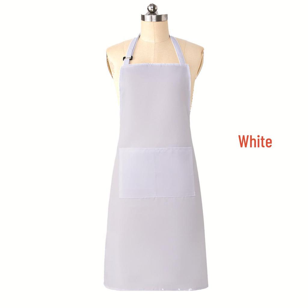 Long Anti-Fouling Chef Apron for Kitchen and Cafe Use