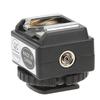 C N2 Flash Hot Shoe Mount Adapter for Nikon Flash To Camera Hot Shoe Converter with PC Sync Port
