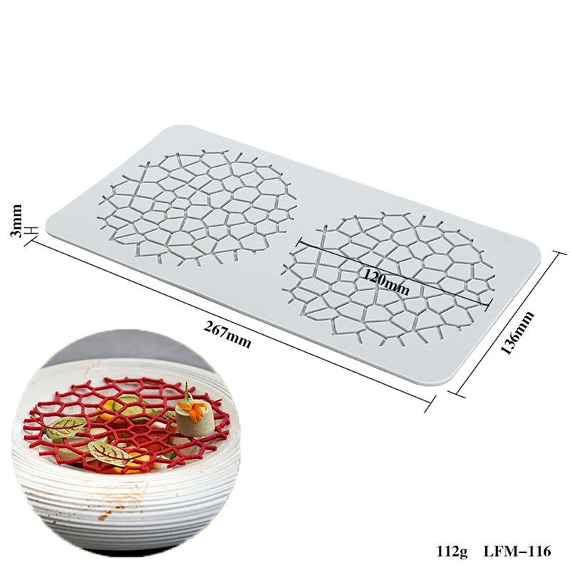 Decorative Lace Mat Sugar Craft Fondant Cake Molds Flower Leaf Shape Silicone Fondant Molds Chocolate Mold For Sugar Craft /Gum+