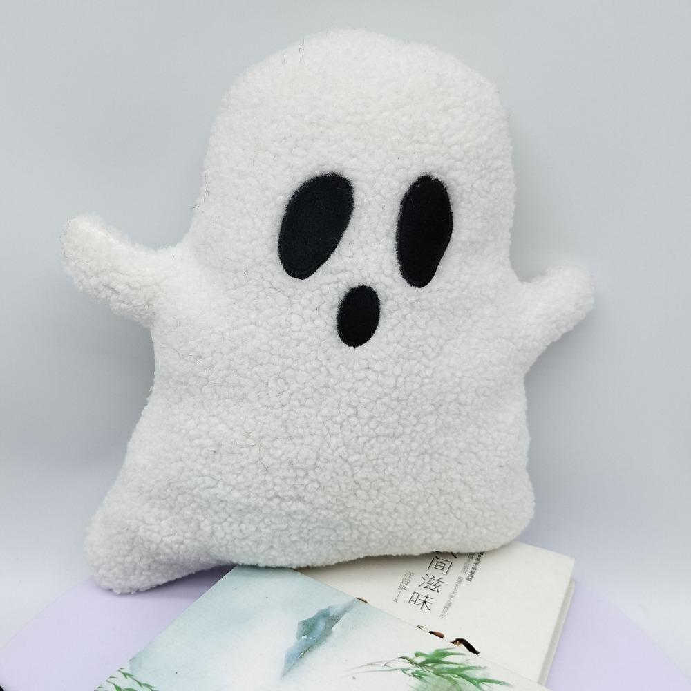 Soft Halloween Ghost Throw Pillow PP Cotton Halloween Elf Ghost Plush Toy Trick   Home Decoration