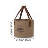 10L Camping Bucket Waterproof Water Storage Bucket Portable Water Bag Foldable Basin With Handle Camping Supplies