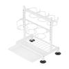 2-Tier Insulated Cup Drying Rack Double Layer Countertop Organizer for Mugs, Tumblers & Drinkware, Space-Saving Kitchen Storage