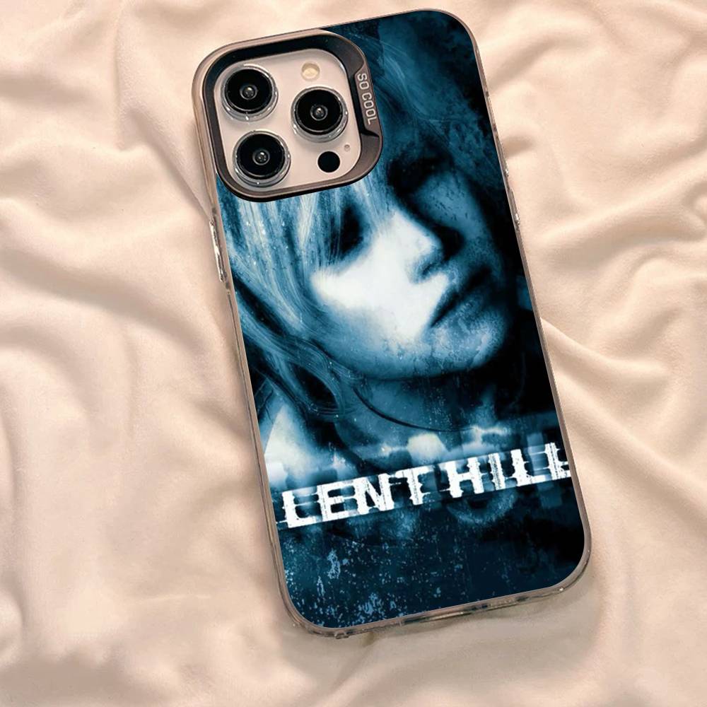 

Silent H-Hill Horror Game Phone Case For IPhone 17 16 Plus Pro Max 15 14 13 12 11 Matte Colorful Covers iPhone 11