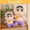 Adorable New Crayon Shin-chan Plush Toy Left Guardian And Shiro Sleeping Doll
