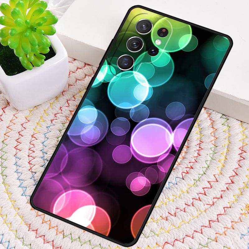 Abstract Circle Phone Case for Samsung Galaxy Note 10 Pro S26 Ultra S23 S24 FE S25 S21 S22 PLUS Shockproof Cove