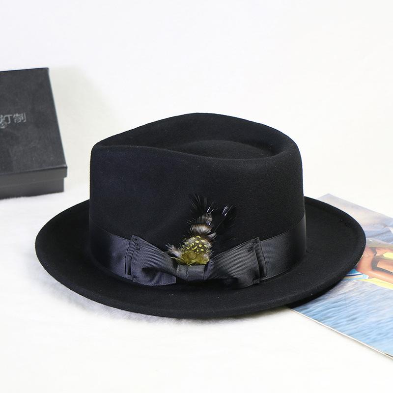 

Мауни Хат, Цилиндр, Джазовая Шляпа, Бант, Шерстяная Шляпа, Широкие Поля. Adjustable чёрный