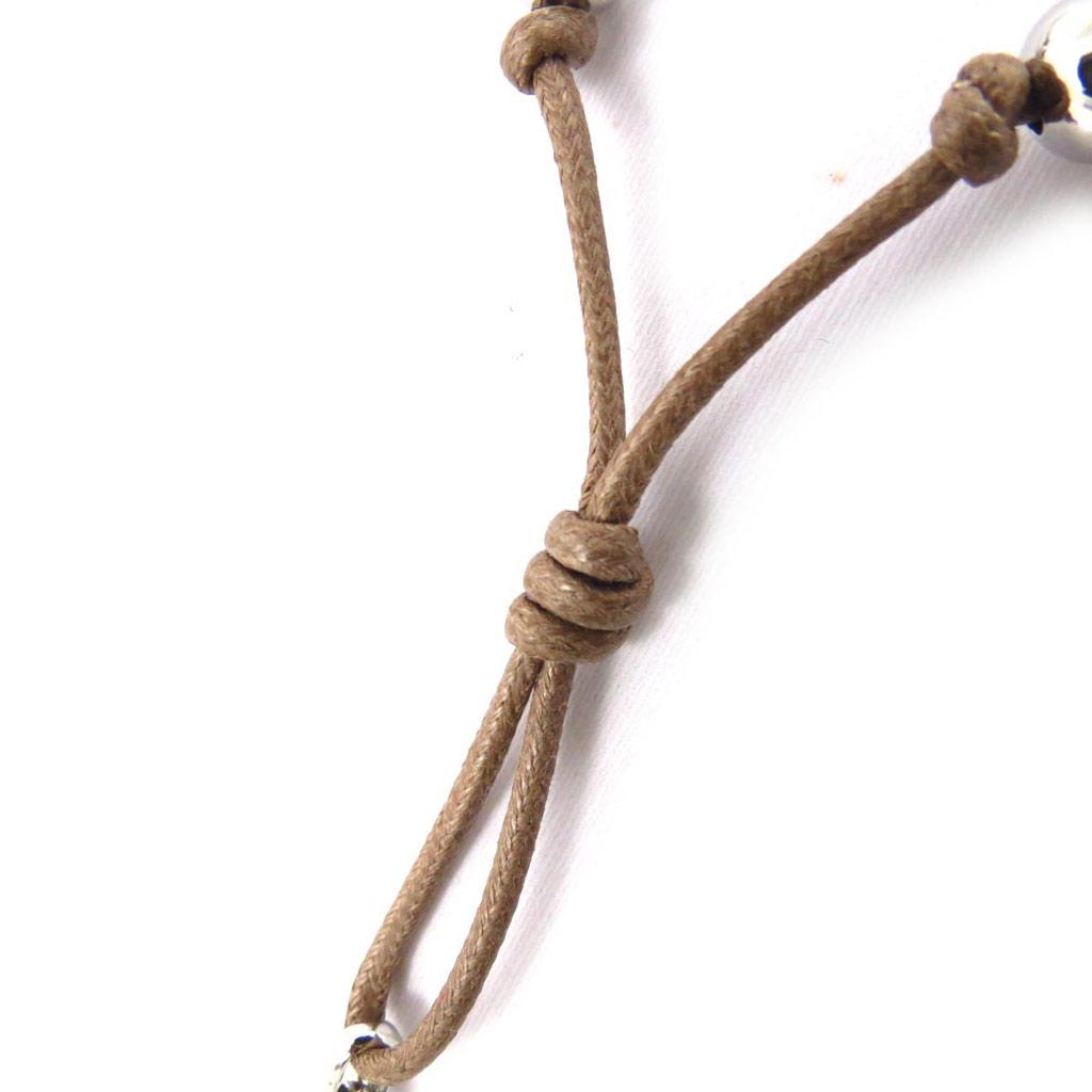 Les Trésors De Lily [J6959] - Collier 'Kilimanjaro' marron argenté