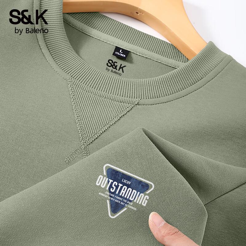 Baleno Herren S&K Serie Locker Geschnittenes Langarm Freizeit-Sweatshirt