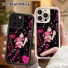 Phone Case: 2D Flat Design Suitable for iPhone 18 17 16 15 14 13 Pro Tiered Protective Case, Dark Girl Bedroom, Christmas and Halloween Gifts