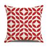 Nuova Copricuscino Decorativo Nordic Moderno Semplice in Lino Copricuscino per Divano con Motivo Geometrico